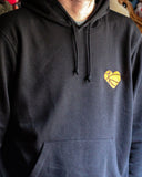 Hoodie TrashTalk - Cœur brodé