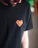 T-shirt TrashTalk - Cœur brodé