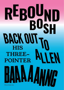 Affiche "Rebound Bosh"