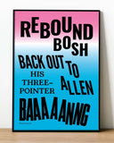 Affiche "Rebound Bosh"